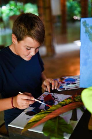 Middle Grader Painter