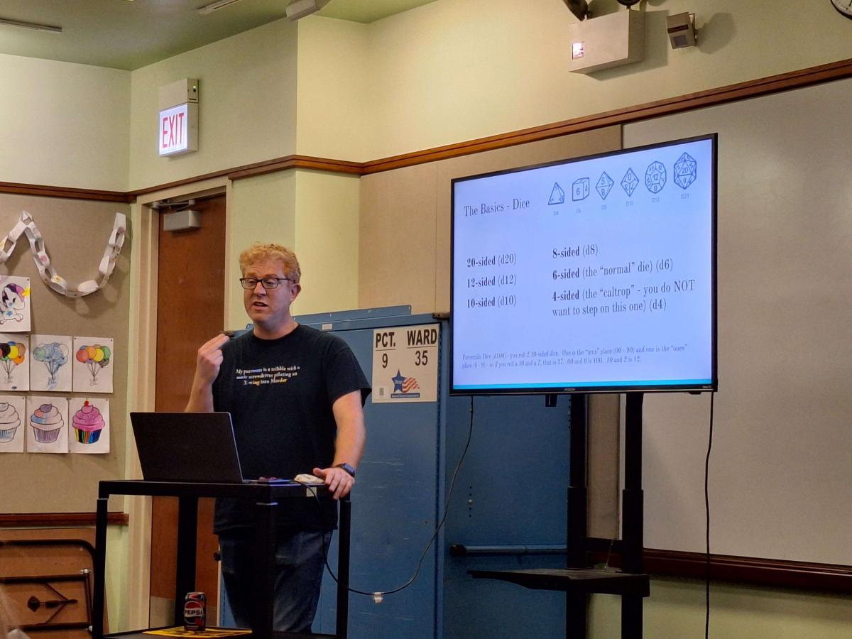 Library Steve Dungeons and Dragons 