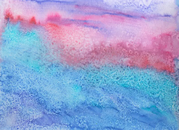 Salt Watercolor Painting