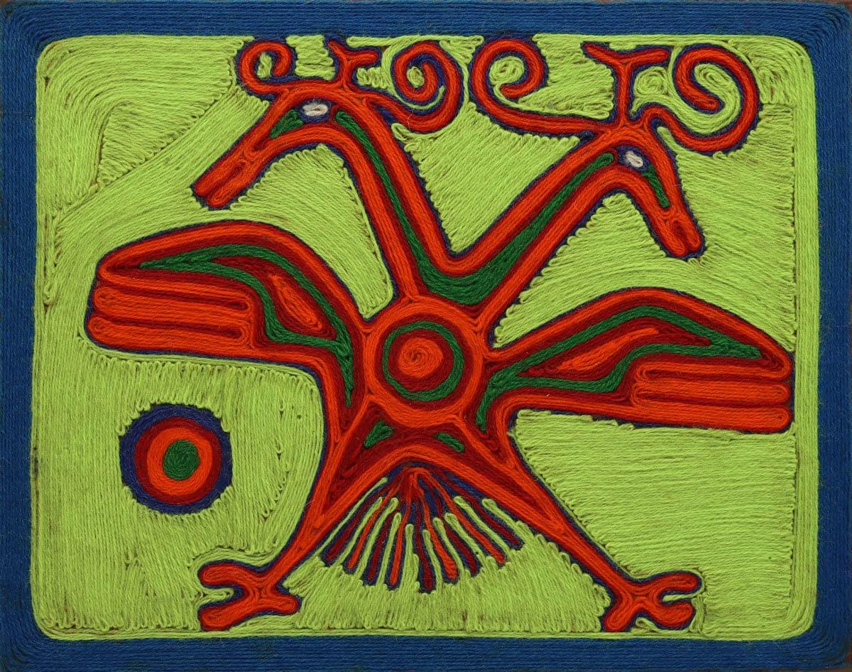 Huichol Yarn Painting